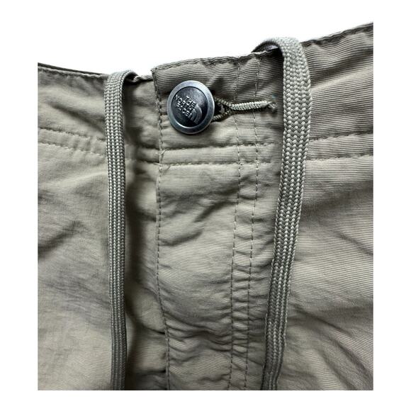 The North Face Shorts Women's 4 Nylon Tan Drawstring Short Gorpcore Hiking - Picture 3 of 7